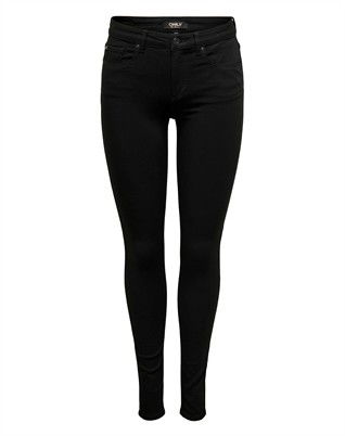 Blush Mid 4 Ever Black Jeans
